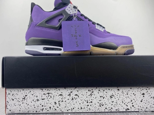 Rep Husky LN4 Scott 766296 and 4 Jordan Retro Purple Family) (Friends Travis 0801